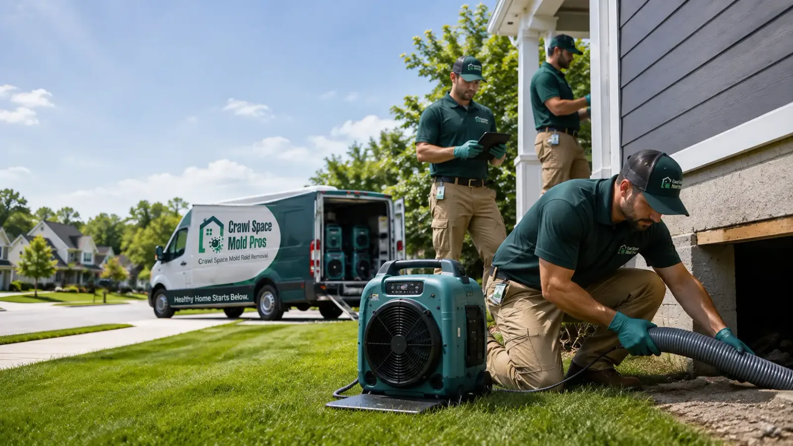 Crawl Space Mold Removal in Roseland, NE